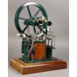 Maudslay Son and Field steam Annular engine model, the original 1843, model by A. Mount, 1987, 17"