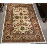 Pakastani Oushak carpet, 3'10" x 5'11"