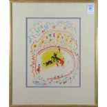 After Pablo Picasso (Spanish, 1881-1973), "Toromachia," colored lithograph, signed in plate lower