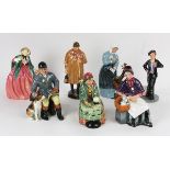 (lot of 11) Royal Doulton figural group, circa 1980, each polychrome decorated, including "Good