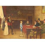 British School (19th Century), Trial of the Boy in Blue, 1888, oil on canvas, signed J.P. and