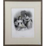 (lot of 3) Continental School (19th century), Scenes of Victorian Women in Domestic scenes,