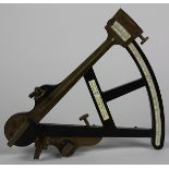 English "Richard Le Keuse-London" octant, circa 1830, having a 10" ribbed arm with and ebony frame