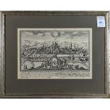 Continental School (19th century), "Florentia, No. 39," etching, overall (with frame): 14.5"h x 18"