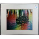 Michael Eaton (American, 20th century), Rainbow Reflection, c-print, pencil signed lower right