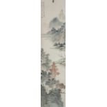 (lot of 3) Chinese landscape paintings: the first, in the manner of Chen Yunzhang (Chinese, 1909-