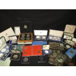 A large quantity of 1960/70's proof world coins