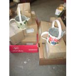 Quantity of decorative watering cans