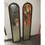 Pair Edwardian Pier mirrors plus 1 other