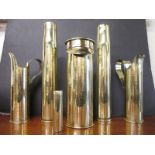 A quantity of shell case trench art items