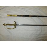 A 19th century officers dress sword by Mayer & Mortimer London