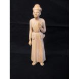 A 19th century carved ivory figure