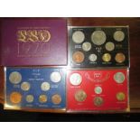 4 Royal Mint pre-decimal coin sets