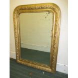 A large 19th century gilt-wood framed wall mirror