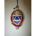 An Edwardian silver gilt masonic jewel for Middlesex