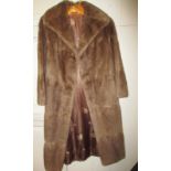 A Vintage ladies full length Mink fur coat