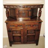 An old charm style court cupboard