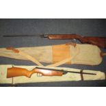 2 Vintage break-barrel air rifles