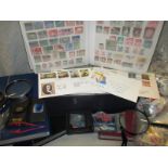 A large quantity of stamps in albums, loose and first day covers