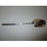 A Georgian silver marrow spoon hallmarked London 1720 George Boothby
