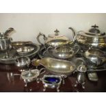 Assorted silver plated items