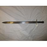 A brass hilted stabbing sword possibly Sudanese