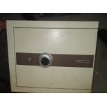 A safe with tumbler and key lock