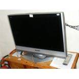 A Flat Screened Television Set