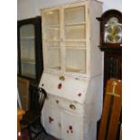 Early 20thC. Painted Pine Cupboard