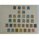 France Stamps, 19thC To Early 20thC, Hinged, Some Unfranked, Two Sheets