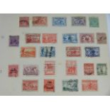 Australia Stamps, Early To Mid 20thC, Hinged, Some Over Printed, Some Unfranked, Seven Sheets