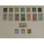 Martinique Stamps, 19thC To Early 20thC, Hinged, Some Unfranked, One Sheet