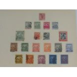 Barbados Stamps, 19thC To Early 20thC, Hinged, Some Unfranked, Two Sheets