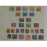 Czechoslovakia Stamps, Early 20thC, Hinged, Franked, Three Sheets