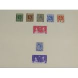 St. Lucia Stamps, Early 20thC, Hinged, Some Unfranked, One Sheet