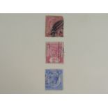 British Honduras Stamps, 19thC & Early 20thC, Hinged, Franked, One Sheet