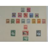 Bermuda Stamps, 19thC To Early 20thC, Hinged, Some Unfranked, Two Sheets