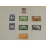 Syria Stamps, Early 20thC, Hinged, Some Unfranked, Two Sheets