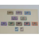 Oubangui-Chari Stamps, Early 20th, Hinged, Unfranked, Some Over Stamped, One Sheet