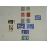 Fiji Stamps, 19th To Mid 20thC, Hinged, Some Unfranked, One Sheet