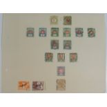Helvetia Stamps, 19thC To Early 20thC, Hinged, Some Unfranked, One Sheet