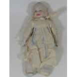 A Bisque Three Faced Doll