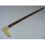 An Antique Ivory & Malacca Cane