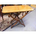 A Victorian Mahogany Butlers Table