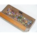 A Box Of Antique & Vintage Marbles