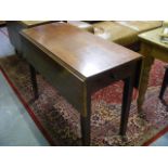 A Victorian Mahogany Pembroke Table With Drawer