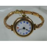 A Ladies Gold Wrist Watch A/F