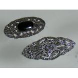 Two Early 20thC. Marcasite Brooches