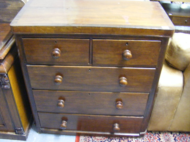 A Victorian Chest Of Drawers