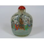 A Large Chinese Scent Bottle